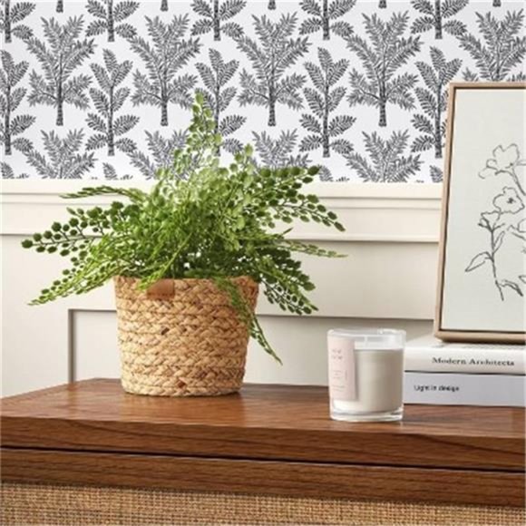 Natural Woven Decorative Planter Light Brown - Picture 2 of 3